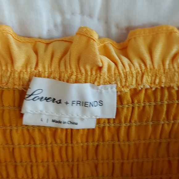 Lovers + Friend Yellow mini dress - Picture 5 of 8